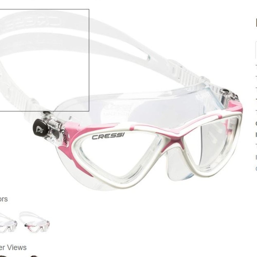 Cressi - Woman's Swim Goggles - Planet Lady Pink